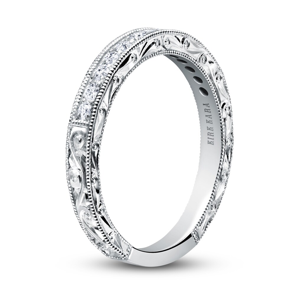 Kirk Kara Diamond Wedding Band 1/5 ct tw Round 14K White Gold tFfIPvm1 Kirk Kara Diamond Wedding Band 1/5 ct tw Round 14K White Gold tFfIPvm1