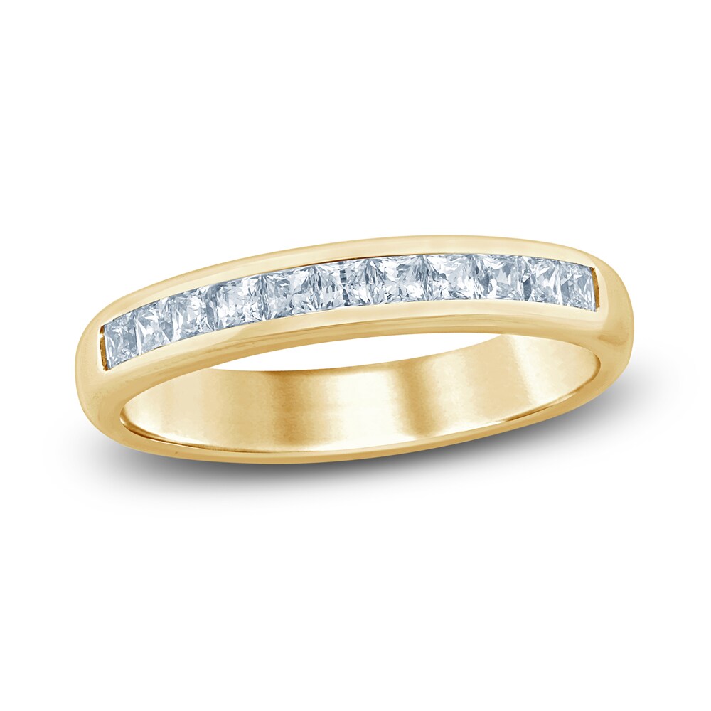 Diamond Wedding Band 1/2 ct tw Princess 14K Yellow Gold tNyQYnlj Diamond Wedding Band 1/2 ct tw Princess 14K Yellow Gold tNyQYnlj
