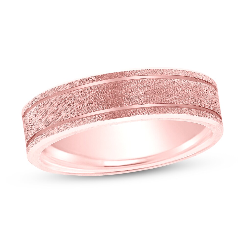 Men's Wedding Band 14K Rose Gold 6mm tjzqq6IP Men's Wedding Band 14K Rose Gold 6mm tjzqq6IP