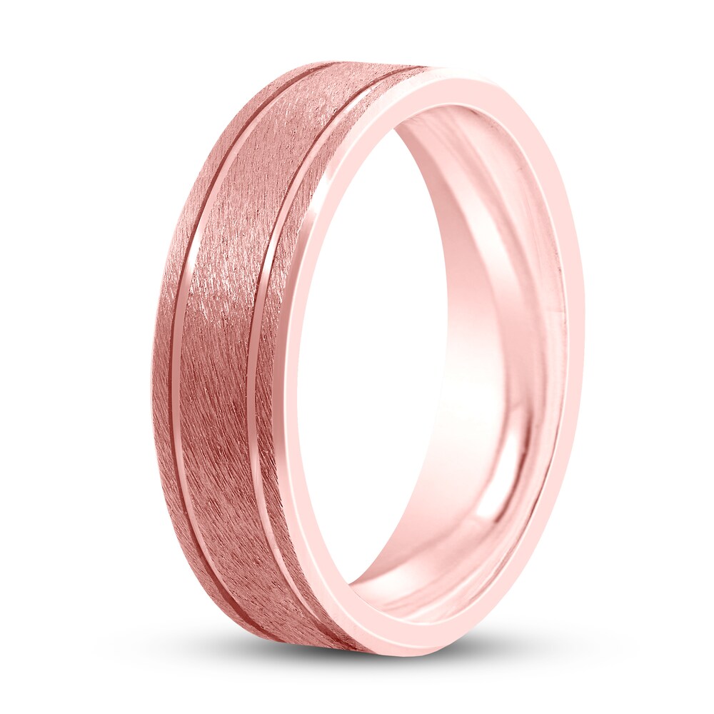Men\'s Wedding Band 14K Rose Gold 6mm tjzqq6IP Men\'s Wedding Band 14K Rose Gold 6mm tjzqq6IP