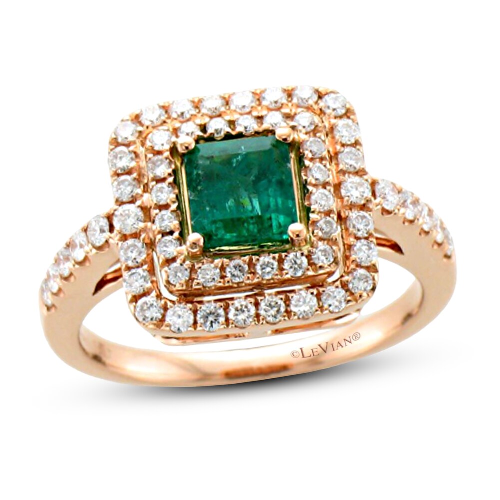 Le Vian Natural Emerald Ring 1/2 ct tw Diamonds 18K Honey Gold tk2i2TlY Le Vian Natural Emerald Ring 1/2 ct tw Diamonds 18K Honey Gold tk2i2TlY