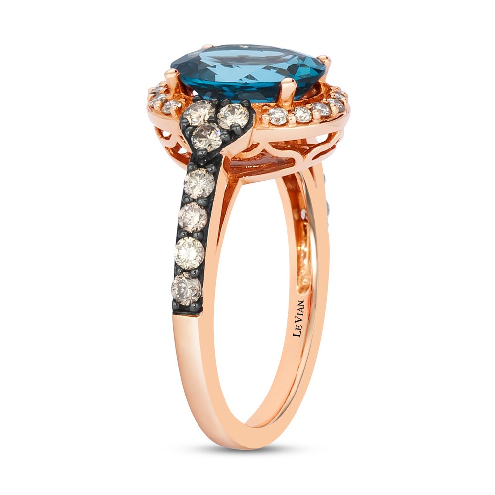 Le Vian Topaz Ring 1/2 carat tw Diamonds 14K Strawberry Gold trWGMGdU Le Vian Topaz Ring 1/2 carat tw Diamonds 14K Strawberry Gold trWGMGdU
