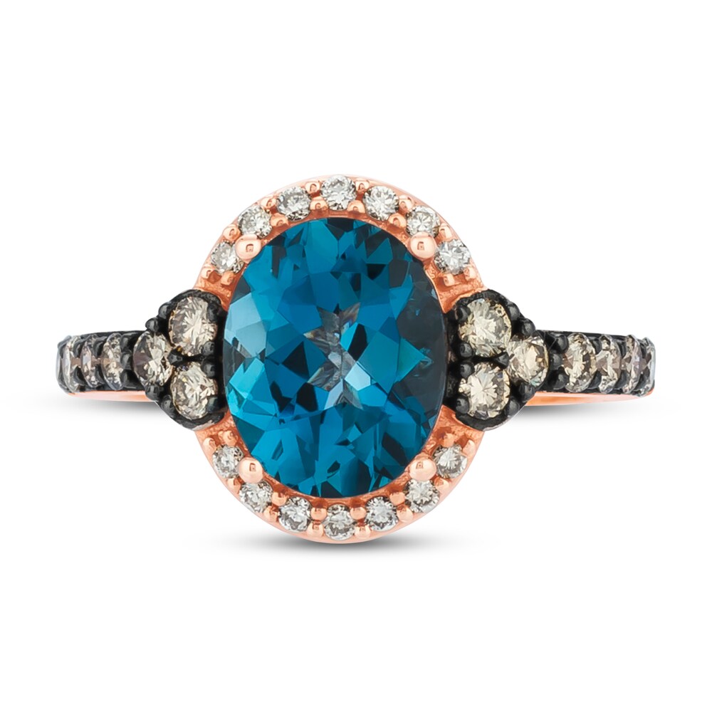 Le Vian Topaz Ring 1/2 carat tw Diamonds 14K Strawberry Gold trWGMGdU Le Vian Topaz Ring 1/2 carat tw Diamonds 14K Strawberry Gold trWGMGdU