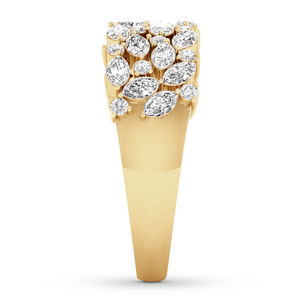 Diamond Anniversary Ring 1-1/5 ct tw Marquise/Round 14K Gold tsmb6eZG Diamond Anniversary Ring 1-1/5 ct tw Marquise/Round 14K Gold tsmb6eZG