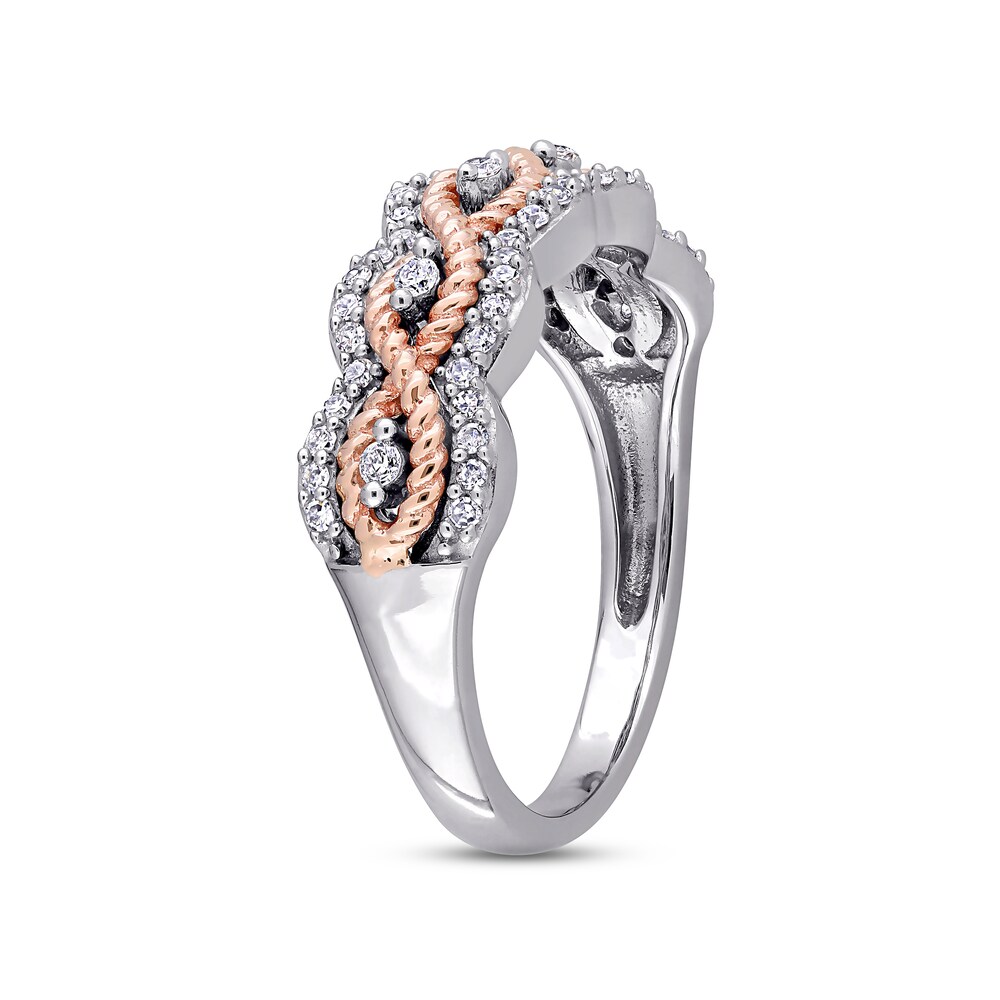 Diamond Ring 1/4 ct tw Round 10K Two-Tone Gold tteFEO6I Diamond Ring 1/4 ct tw Round 10K Two-Tone Gold tteFEO6I