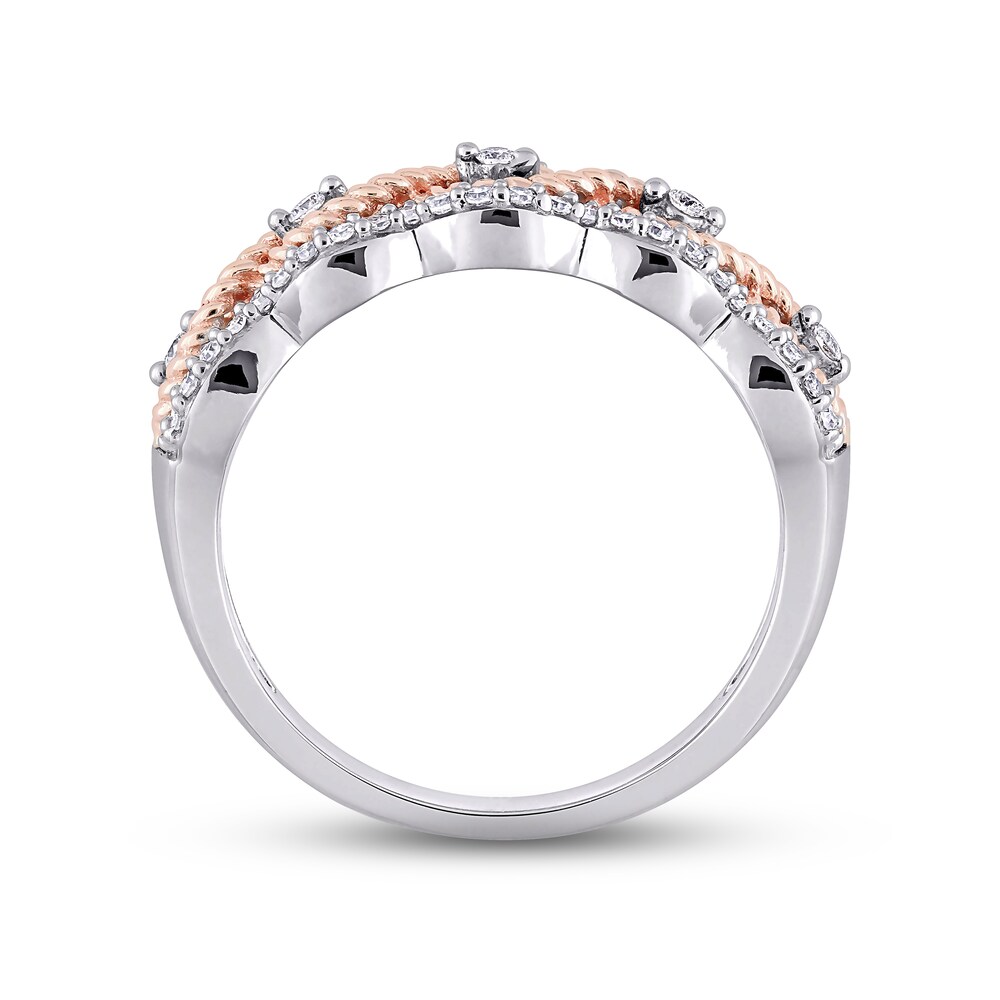 Diamond Ring 1/4 ct tw Round 10K Two-Tone Gold tteFEO6I Diamond Ring 1/4 ct tw Round 10K Two-Tone Gold tteFEO6I
