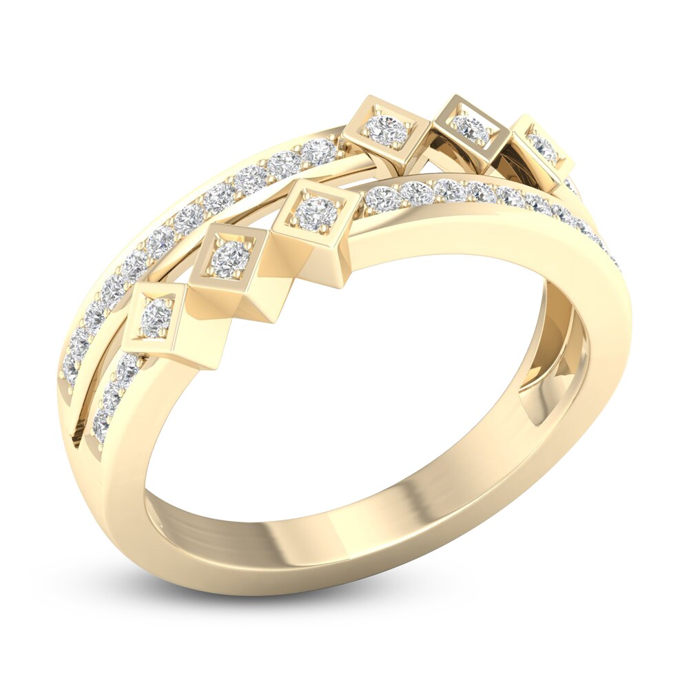 Diamond Stackable Ring 1/5 ct tw Round 14K Yellow Gold tuuZacC8 Diamond Stackable Ring 1/5 ct tw Round 14K Yellow Gold tuuZacC8