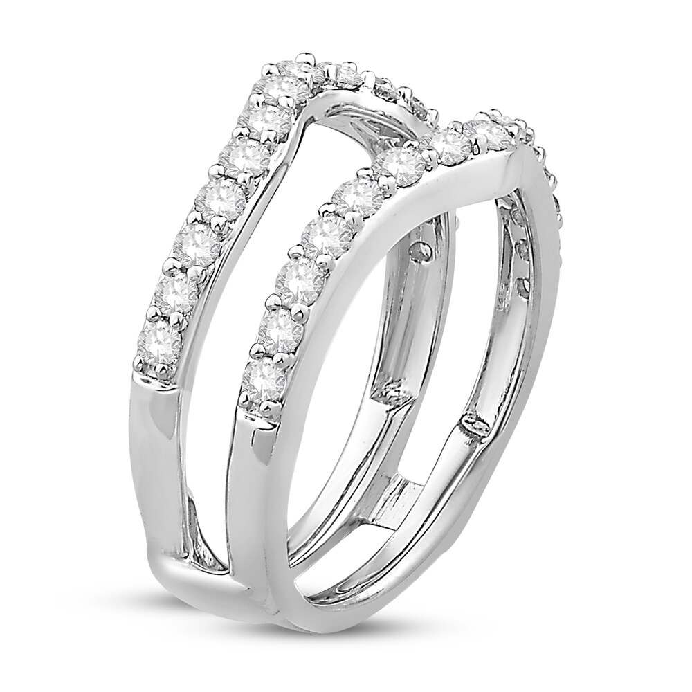 Diamond Enhancer Ring 1 ct tw Round 14K White Gold txul1SzC Diamond Enhancer Ring 1 ct tw Round 14K White Gold txul1SzC
