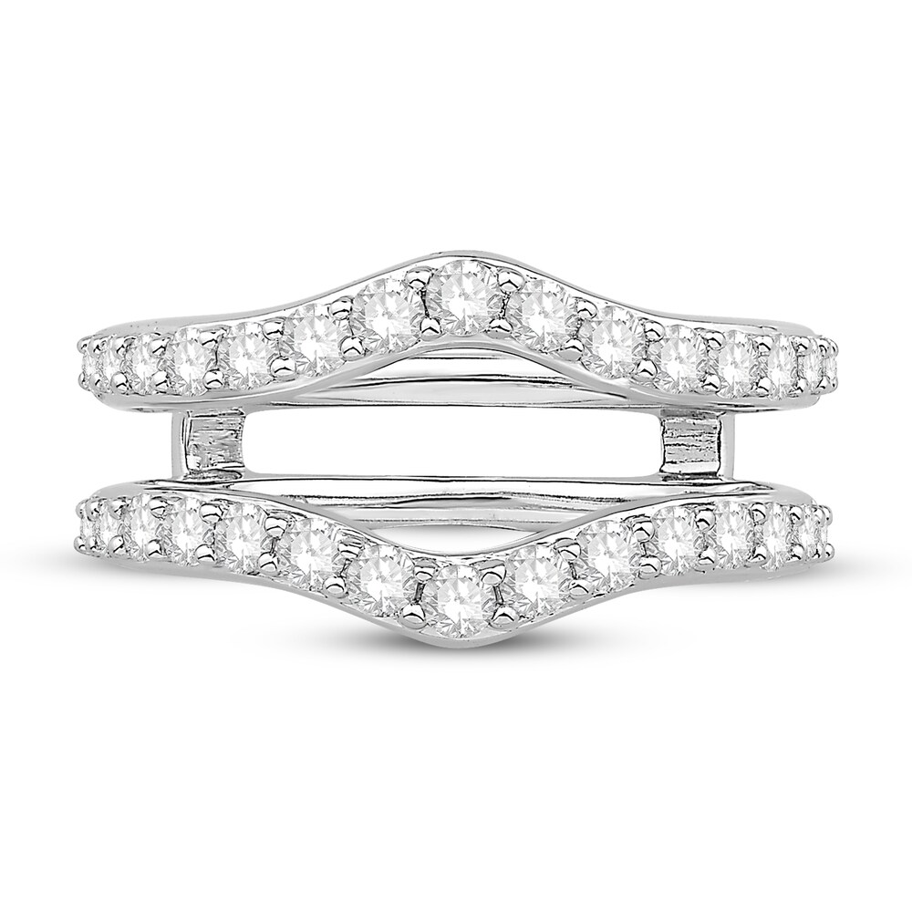 Diamond Enhancer Ring 1 ct tw Round 14K White Gold txul1SzC Diamond Enhancer Ring 1 ct tw Round 14K White Gold txul1SzC