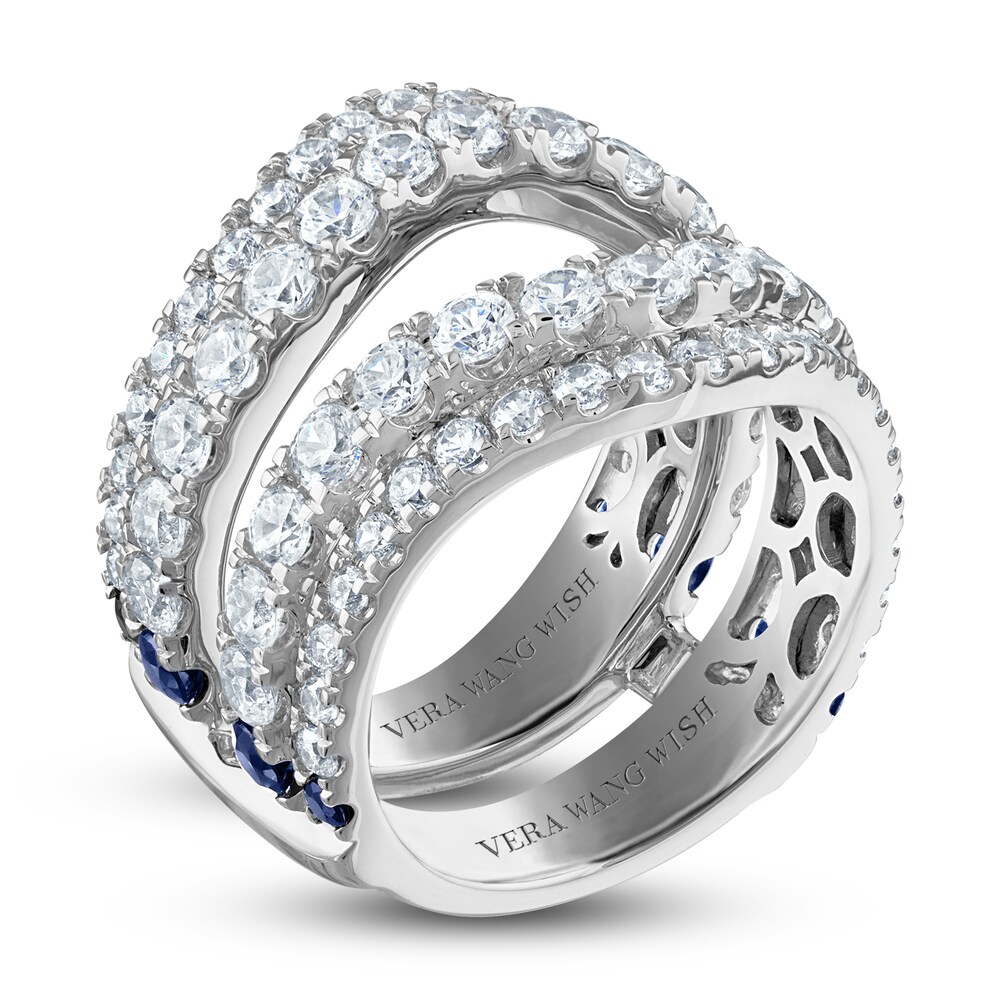 Vera Wang WISH Lab-Created Diamond Anniversary Enhancer Band 3 ct tw Round 14K White Gold u3Ml2xYA Vera Wang WISH Lab-Created Diamond Anniversary Enhancer Band 3 ct tw Round 14K White Gold u3Ml2xYA