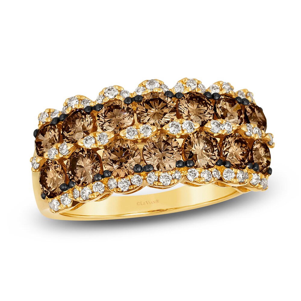 Le Vian Diamond Ring 2-1/2 ct tw Round 14K Honey Gold u4gah904 Le Vian Diamond Ring 2-1/2 ct tw Round 14K Honey Gold u4gah904