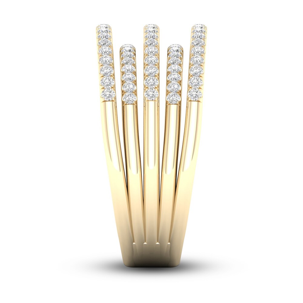 Diamond Ring 1/2 ct tw Round 10K Yellow Gold u6FsAiab