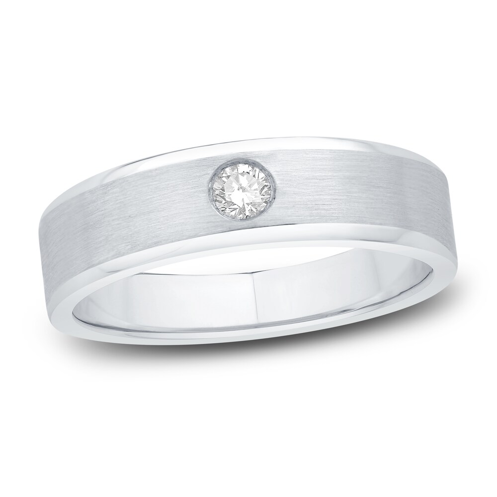 Men's Diamond Wedding Band 1/8 ct tw Round 10K White Gold uBpuE291 Men's Diamond Wedding Band 1/8 ct tw Round 10K White Gold uBpuE291