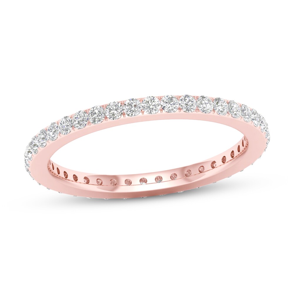 Diamond Eternity Band 1/2 ct tw Round 14K Rose Gold uTb36969