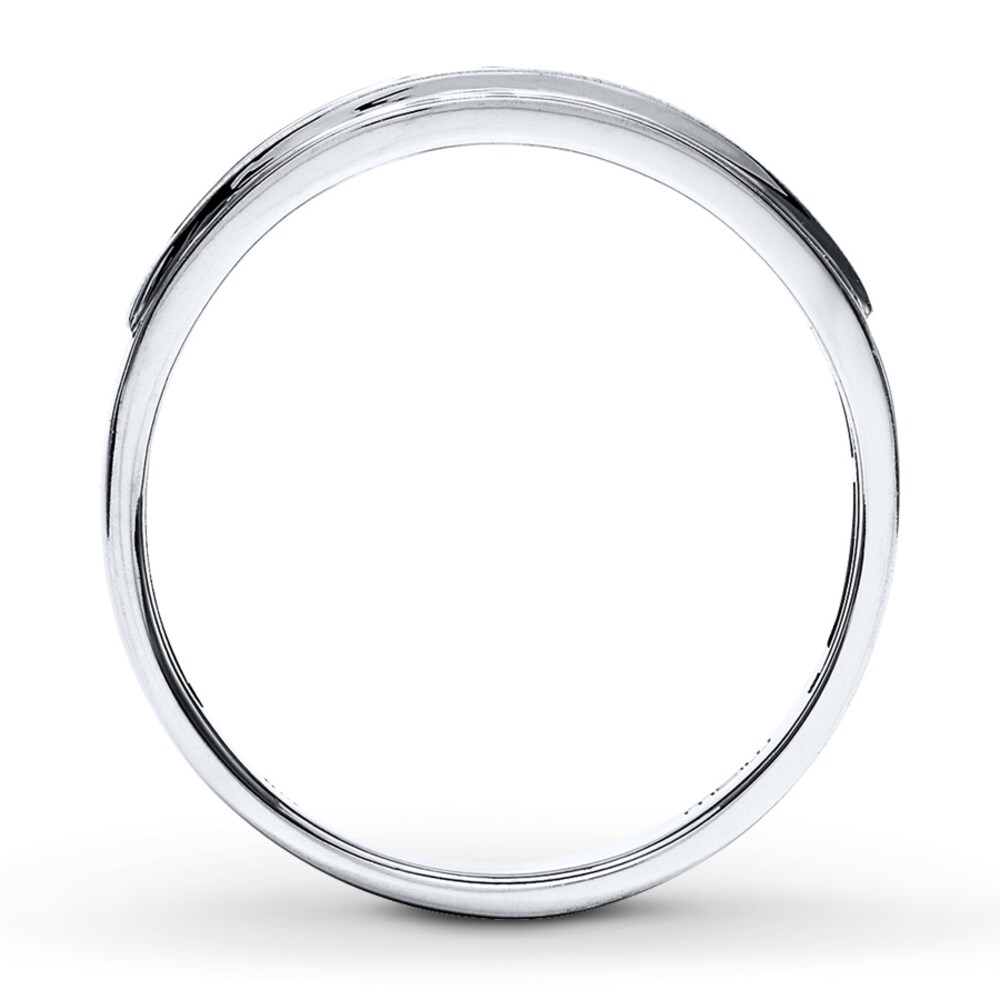 Diamond Band 1/4 ct tw Round-cut 10K White Gold uaR4G0V3