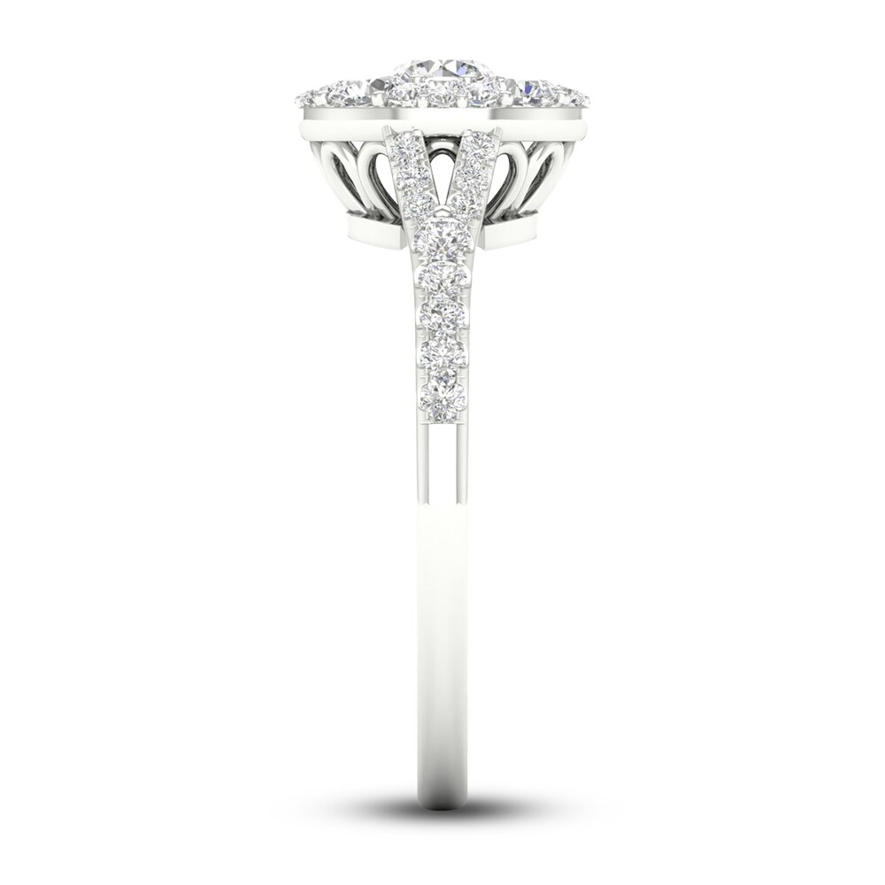 Diamond Ring 3/4 ct tw Round 14K White Gold ugYFv48F Diamond Ring 3/4 ct tw Round 14K White Gold ugYFv48F