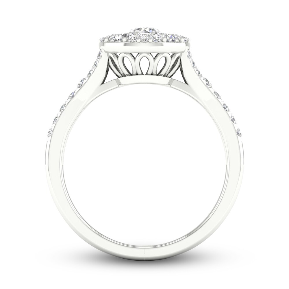 Diamond Ring 3/4 ct tw Round 14K White Gold ugYFv48F Diamond Ring 3/4 ct tw Round 14K White Gold ugYFv48F