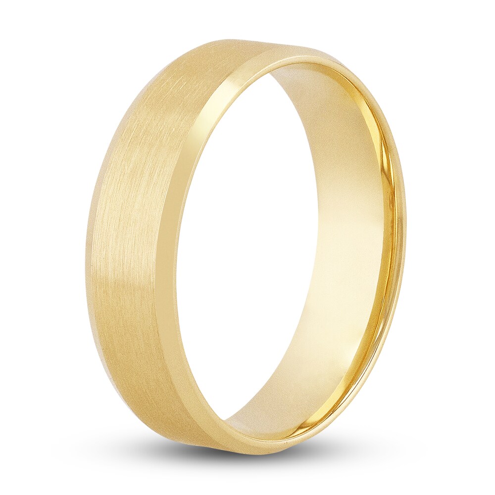 Men\'s Beveled Edge Wedding Band 14K Yellow Gold uhyyRd5R Men\'s Beveled Edge Wedding Band 14K Yellow Gold uhyyRd5R