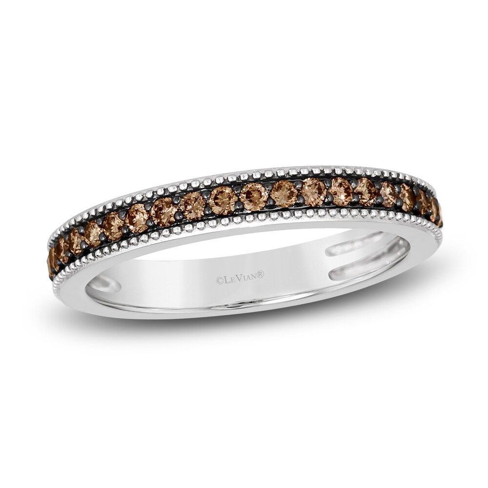 Le Vian Chocolate Diamond Ring 3/8 ct tw Round 14K Vanilla Gold unEop8AX Le Vian Chocolate Diamond Ring 3/8 ct tw Round 14K Vanilla Gold unEop8AX