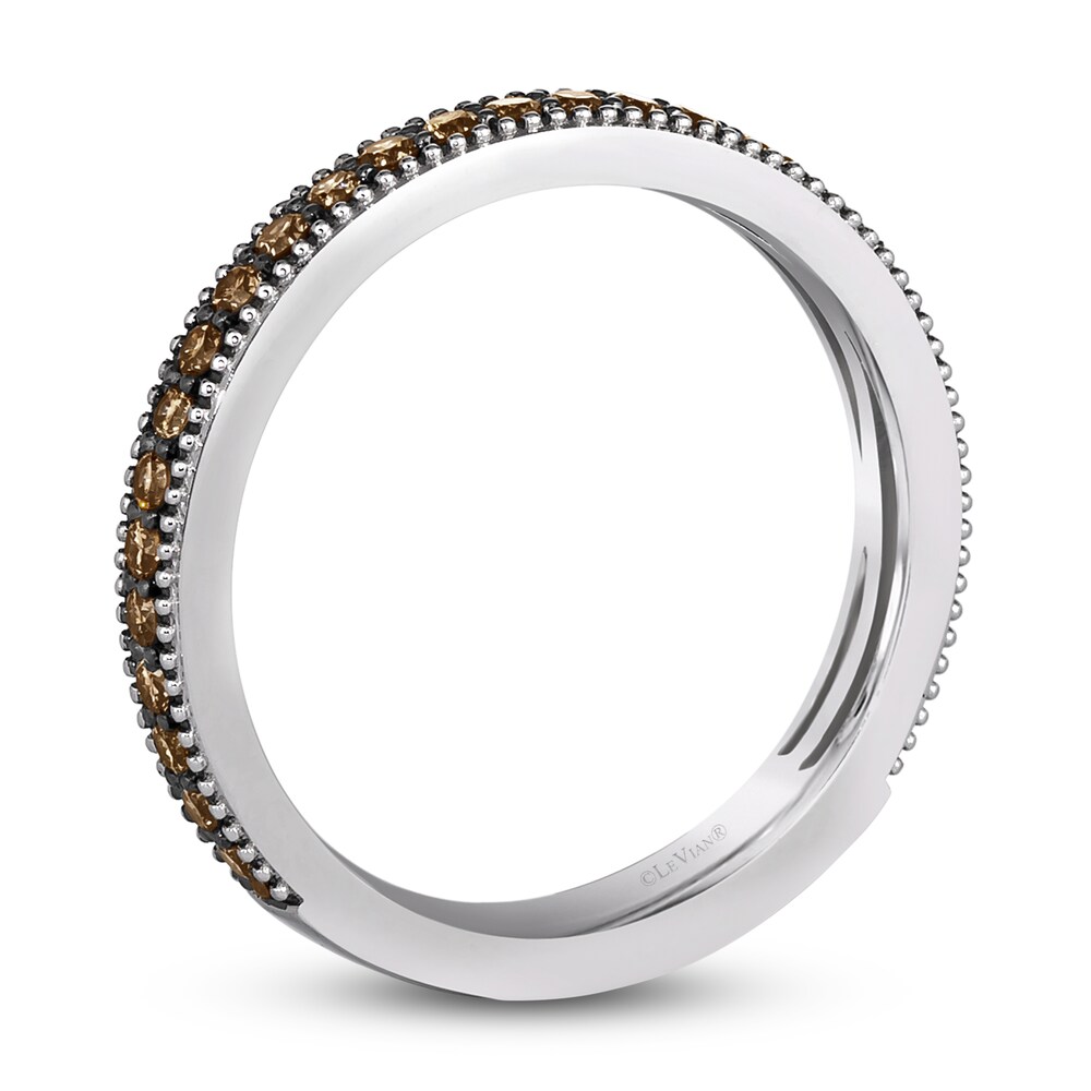Le Vian Chocolate Diamond Ring 3/8 ct tw Round 14K Vanilla Gold unEop8AX Le Vian Chocolate Diamond Ring 3/8 ct tw Round 14K Vanilla Gold unEop8AX