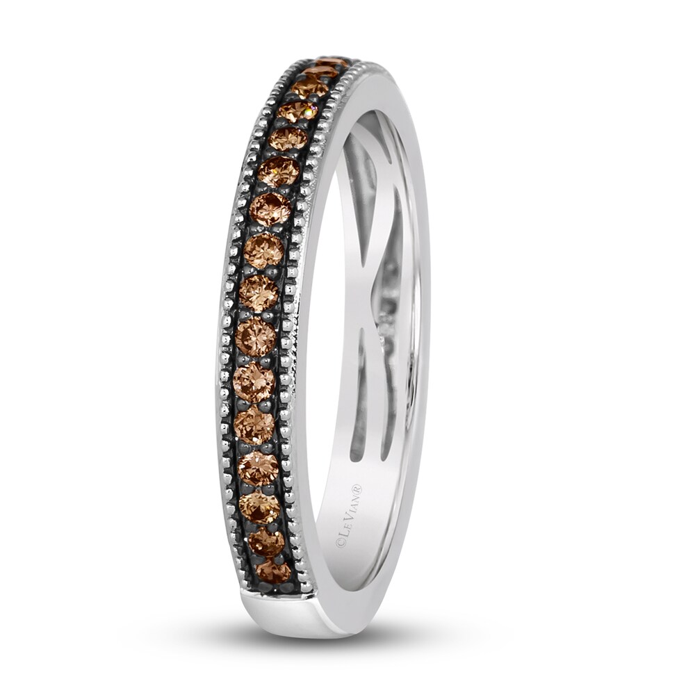 Le Vian Chocolate Diamond Ring 3/8 ct tw Round 14K Vanilla Gold unEop8AX Le Vian Chocolate Diamond Ring 3/8 ct tw Round 14K Vanilla Gold unEop8AX