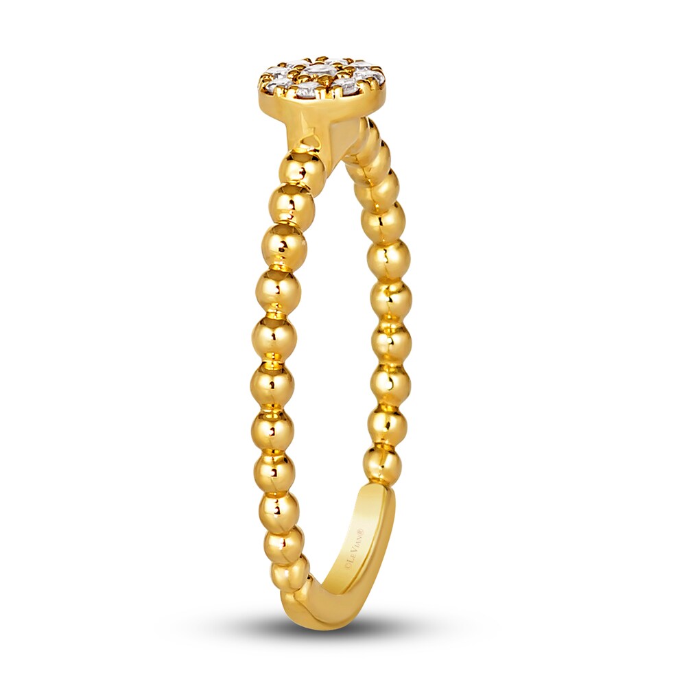 Le Vian Diamond Ring 1/10 ct tw Round 14K Honey Gold uobKnREM Le Vian Diamond Ring 1/10 ct tw Round 14K Honey Gold uobKnREM