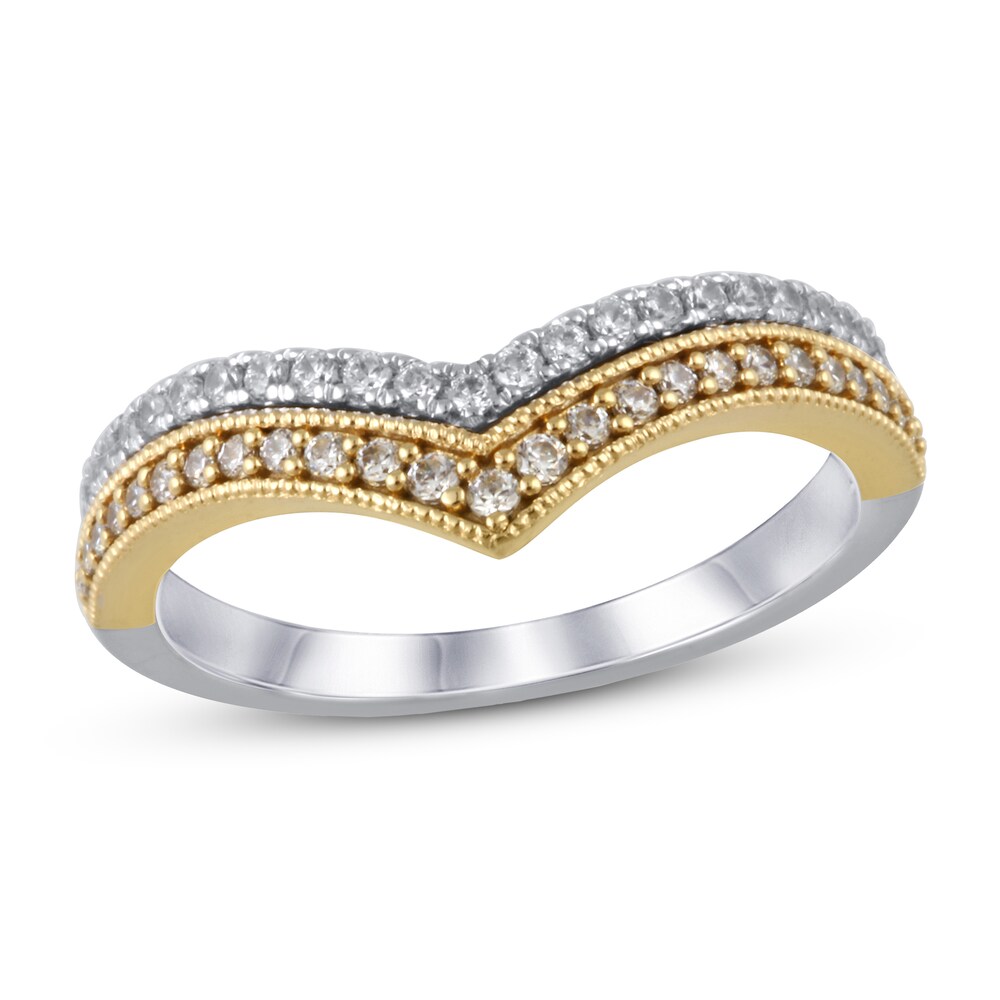 Diamond Contour Ring 3/4 ct tw Round 14K Two-Tone Gold upi0hX9z Diamond Contour Ring 3/4 ct tw Round 14K Two-Tone Gold upi0hX9z