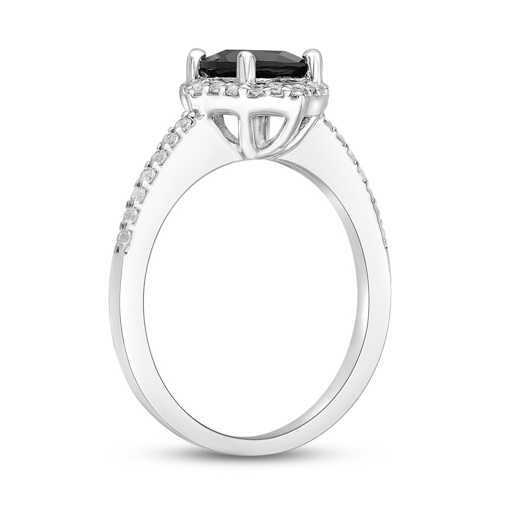 Natural Onyx & Natural White Topaz Ring Sterling Silver v6dAMSJU Natural Onyx & Natural White Topaz Ring Sterling Silver v6dAMSJU