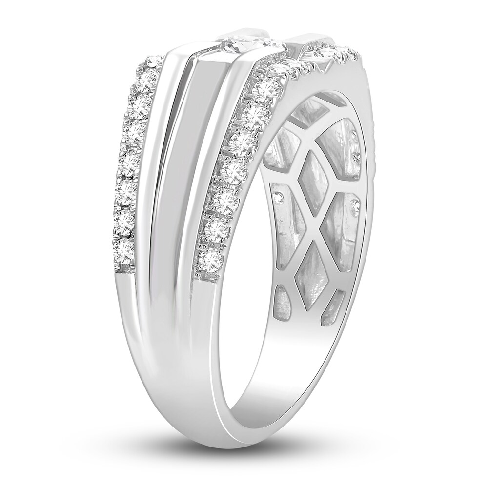 Men\'s Diamond Ring 1 ct tw Round 14K White Gold v7h9QkXt Men\'s Diamond Ring 1 ct tw Round 14K White Gold v7h9QkXt