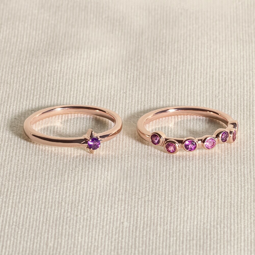 Juliette Maison Natural Ruby & Natural Peridot Ring 10K Yellow Gold vOCEWBxZ