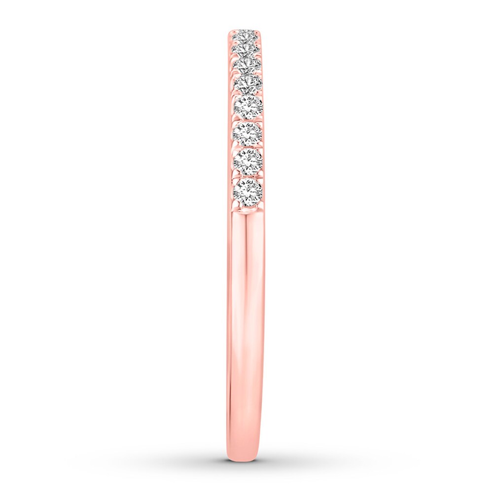 Diamond Anniversary Ring 1/4 carat tw Round 14K Rose Gold vU4itf6K Diamond Anniversary Ring 1/4 carat tw Round 14K Rose Gold vU4itf6K
