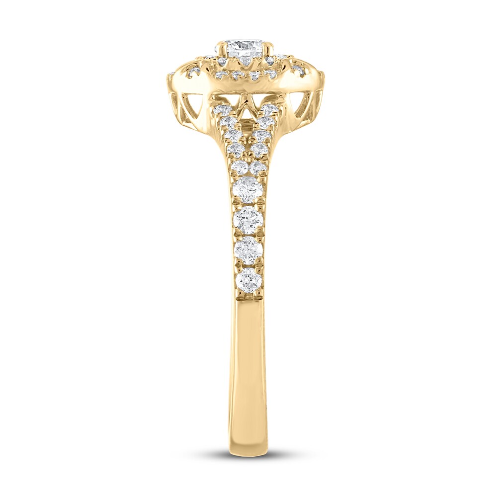 Vera Wang WISH Diamond Ring 1/2 ct tw Round 10K Yellow Gold vaFcSbUM Vera Wang WISH Diamond Ring 1/2 ct tw Round 10K Yellow Gold vaFcSbUM