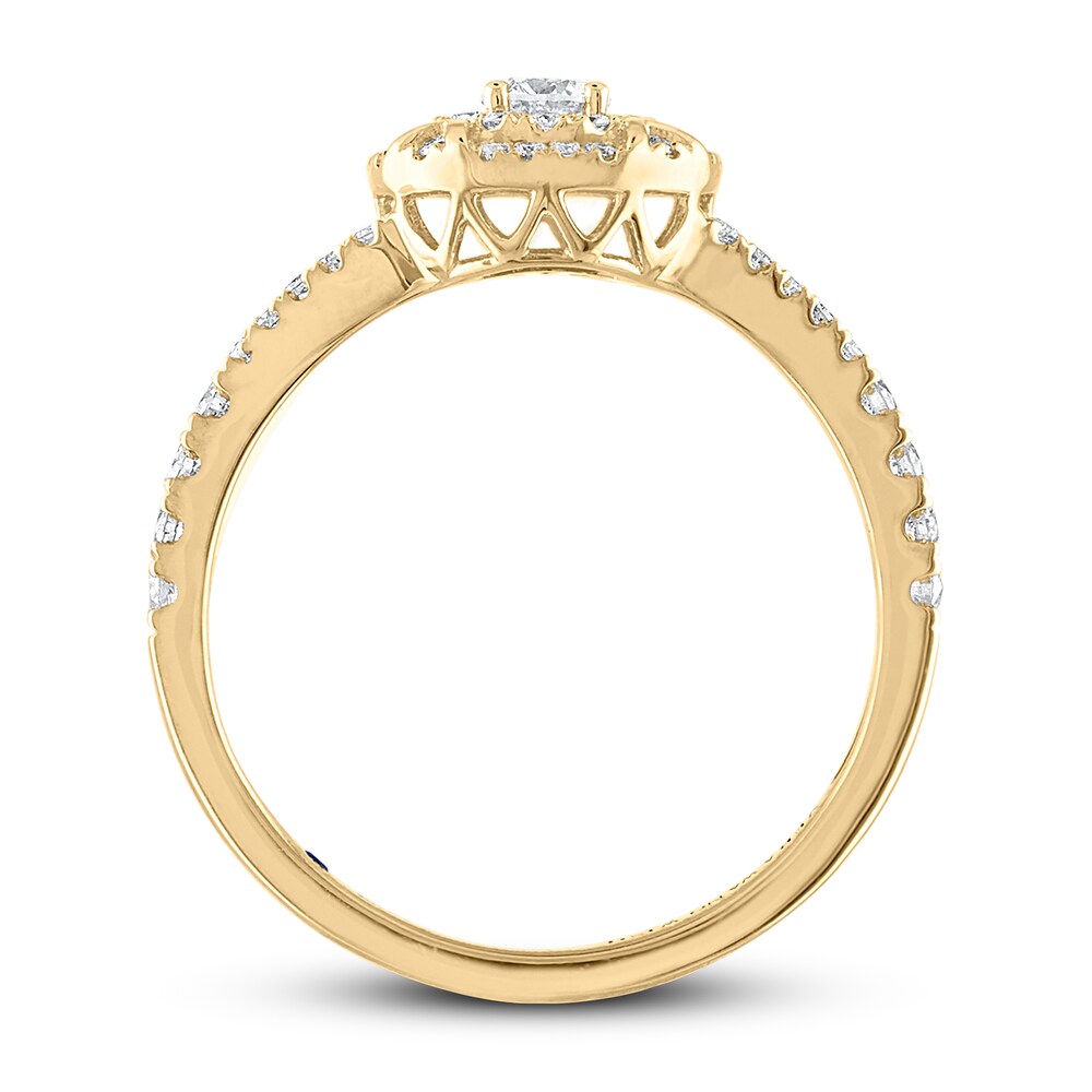 Vera Wang WISH Diamond Ring 1/2 ct tw Round 10K Yellow Gold vaFcSbUM Vera Wang WISH Diamond Ring 1/2 ct tw Round 10K Yellow Gold vaFcSbUM