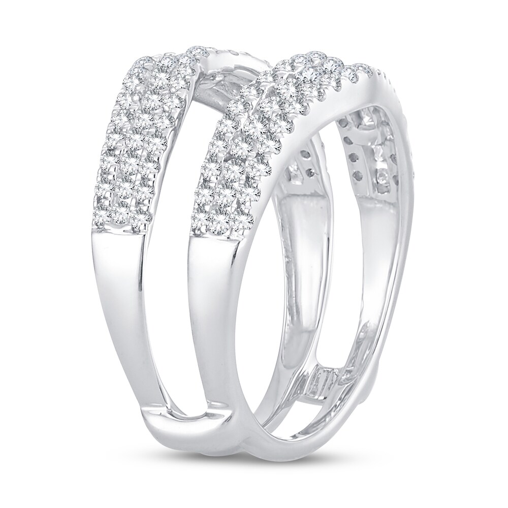 Diamond Enhancer Ring 1 ct tw Round 14K White Gold vpFeiivB Diamond Enhancer Ring 1 ct tw Round 14K White Gold vpFeiivB