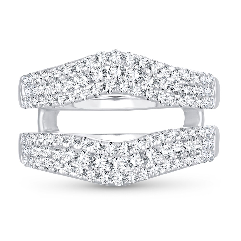 Diamond Enhancer Ring 1 ct tw Round 14K White Gold vpFeiivB Diamond Enhancer Ring 1 ct tw Round 14K White Gold vpFeiivB