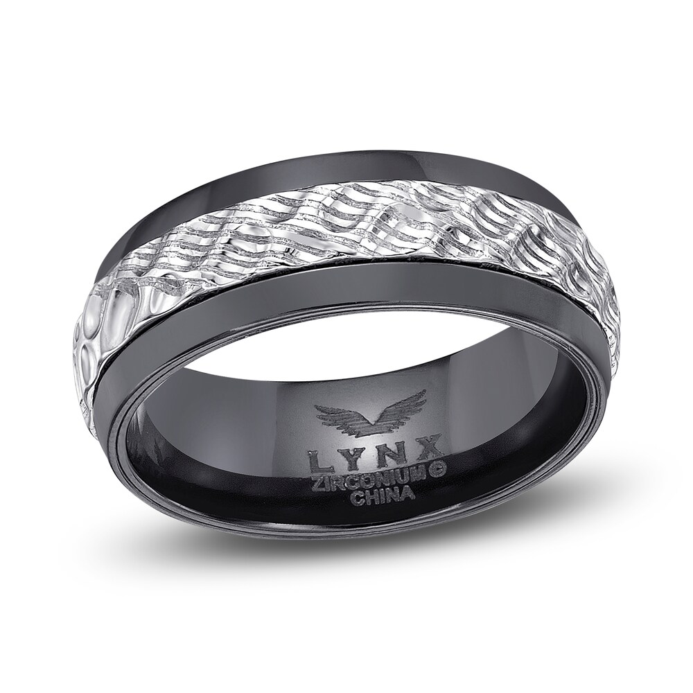 Men's Wedding Band Black Zirconium/Damascus Steel 8.0mm vpdIu5y7 Men's Wedding Band Black Zirconium/Damascus Steel 8.0mm vpdIu5y7
