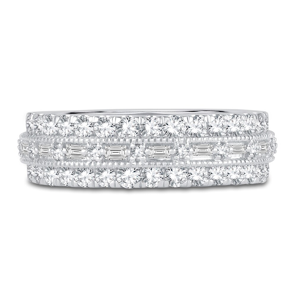 Diamond Eternity Band 2 ct tw Baguette/Round 14K White Gold w3geKdZL Diamond Eternity Band 2 ct tw Baguette/Round 14K White Gold w3geKdZL