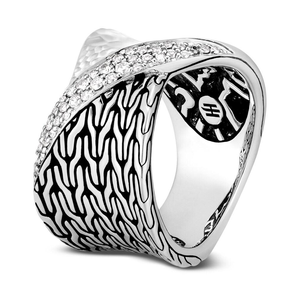 John Hardy Twist Ring 1/3 ct tw Diamonds Sterling Silver w4vSUow1 John Hardy Twist Ring 1/3 ct tw Diamonds Sterling Silver w4vSUow1