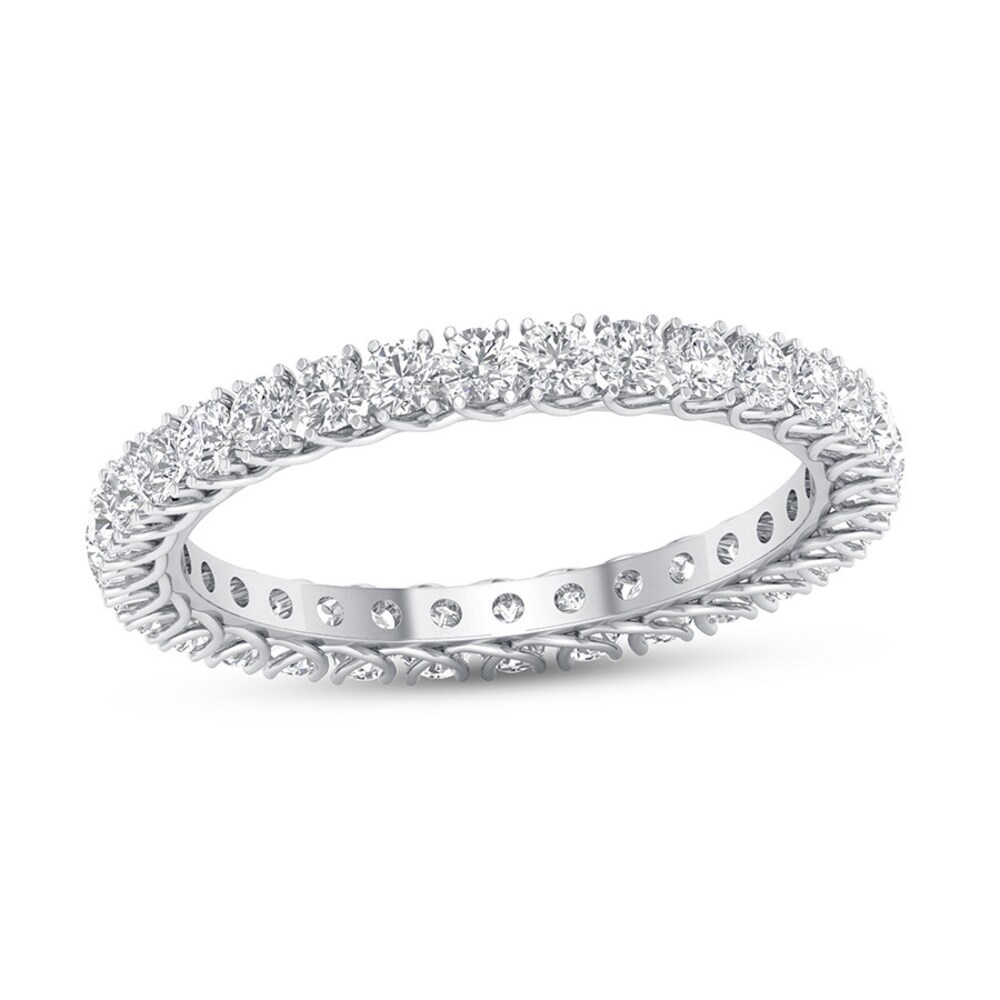 Diamond Eternity Band 1 ct tw Round 14K White Gold w8cKj2Zq Diamond Eternity Band 1 ct tw Round 14K White Gold w8cKj2Zq