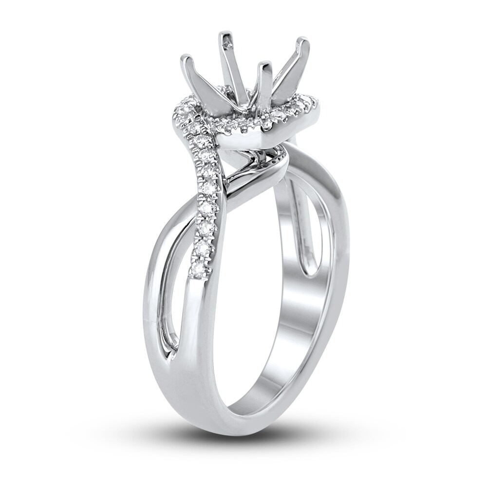 Diamond Ring Setting 1/4 ct tw Round 14K White Gold wETUfXcU Diamond Ring Setting 1/4 ct tw Round 14K White Gold wETUfXcU