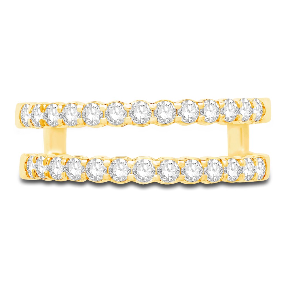 Diamond Anniversary Enhancer Band 1/2 ct tw Round 14K Yellow Gold wHMp06dx