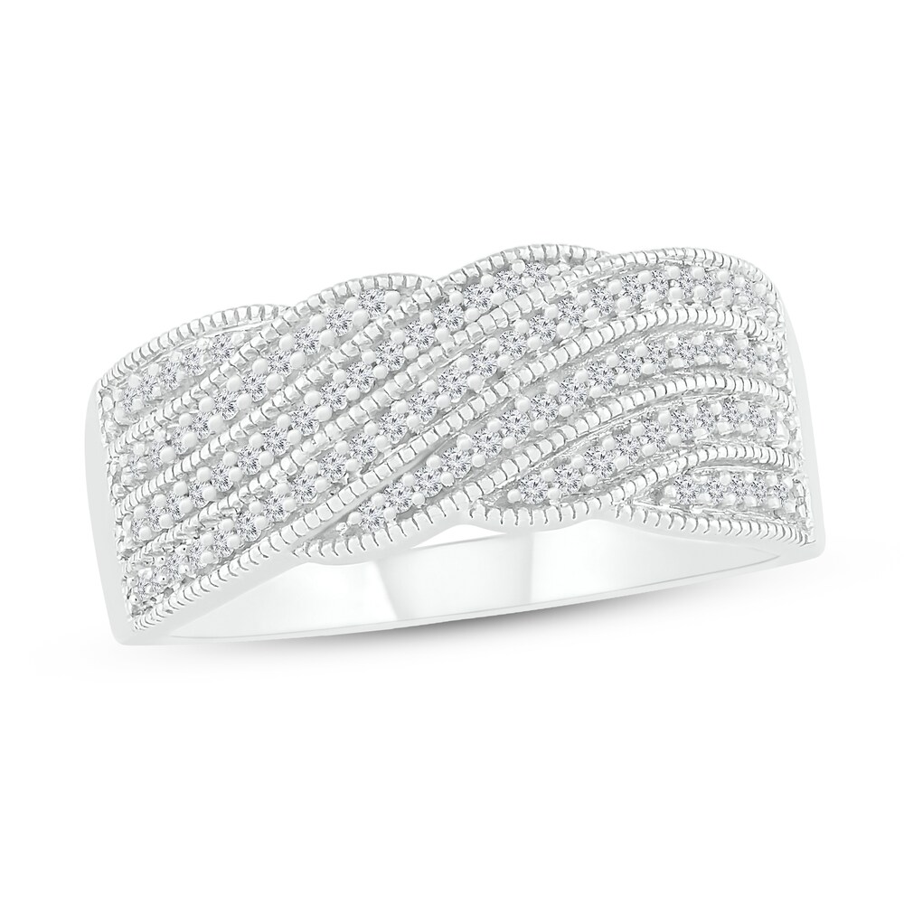 Diamond Ring 1/4 ct tw Round 10K White Gold wNejE7FG Diamond Ring 1/4 ct tw Round 10K White Gold wNejE7FG