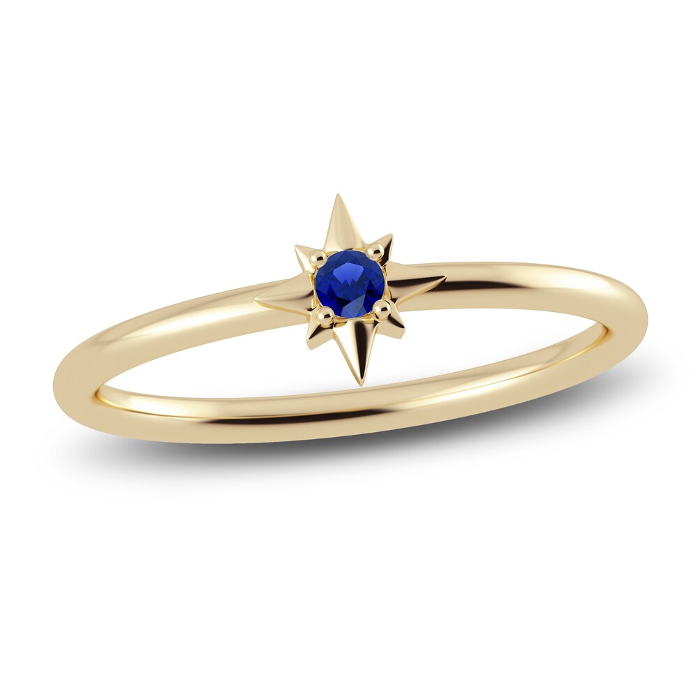 Juliette Maison Natural Blue Sapphire Starburst Ring 10K Yellow Gold warzkmDA Juliette Maison Natural Blue Sapphire Starburst Ring 10K Yellow Gold warzkmDA