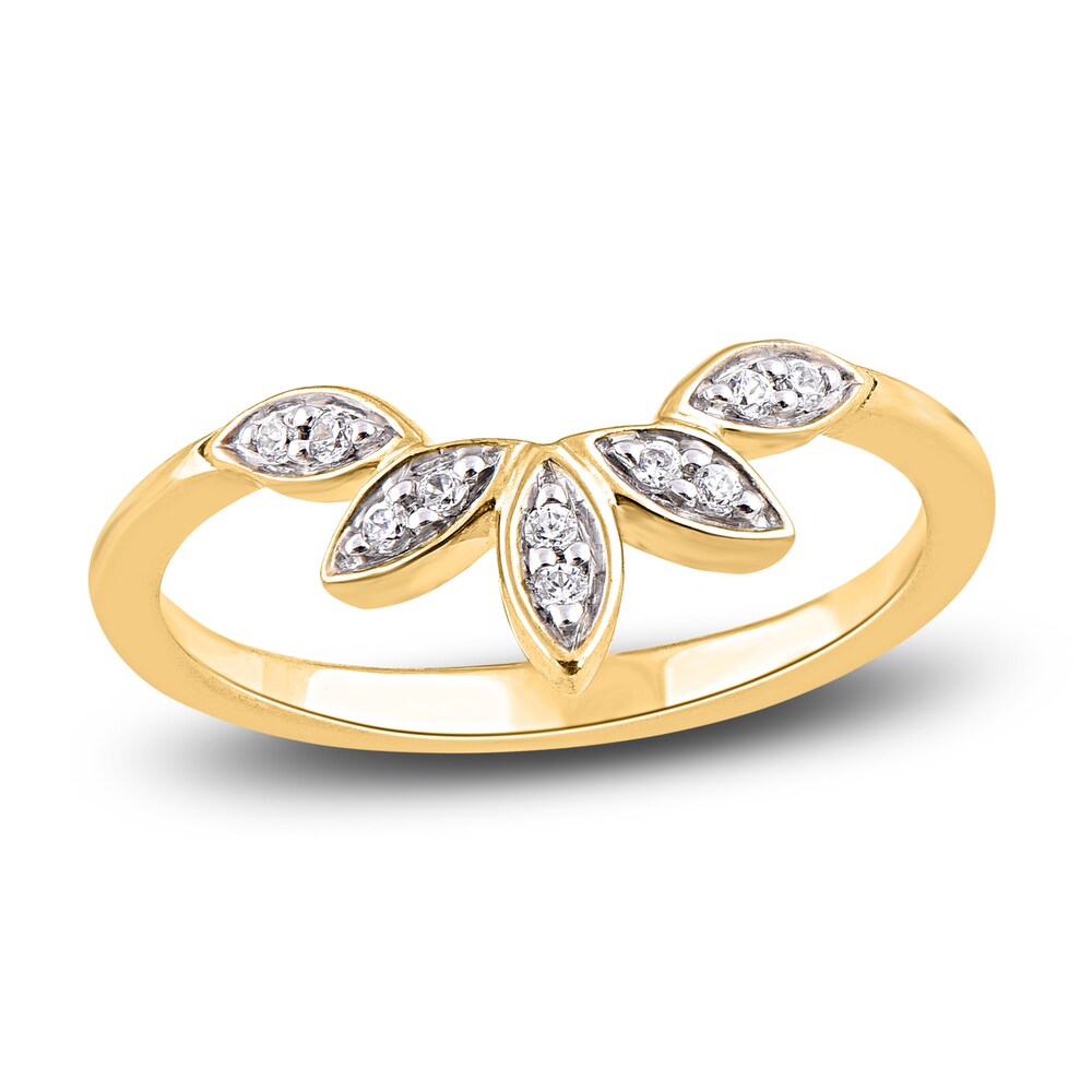 Diamond Wedding Band 1/15 ct tw Round 14K Yellow Gold wzLIAUtV Diamond Wedding Band 1/15 ct tw Round 14K Yellow Gold wzLIAUtV