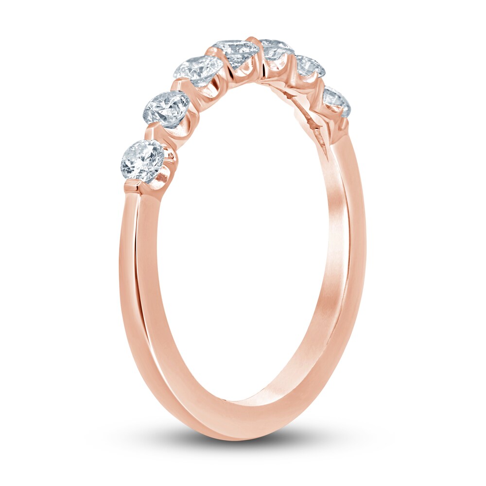 Diamond Anniversary Band 1/2 ct tw Round 14K Rose Gold x2cGpsXC Diamond Anniversary Band 1/2 ct tw Round 14K Rose Gold x2cGpsXC