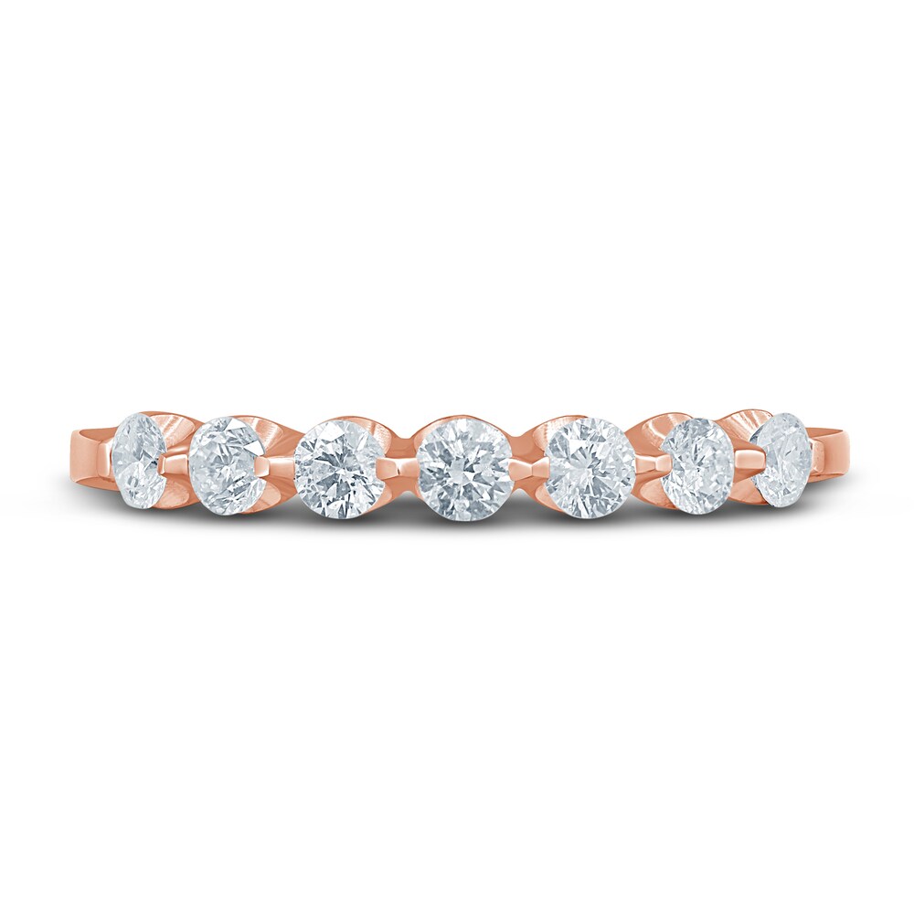 Diamond Anniversary Band 1/2 ct tw Round 14K Rose Gold x2cGpsXC Diamond Anniversary Band 1/2 ct tw Round 14K Rose Gold x2cGpsXC