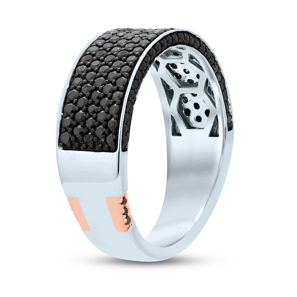 Pnina Tornai What Is Life Without Your Love Men\'s Black Diamond Wedding Band 1-1/2 ct tw Round 14K White Gold x4fGNo7k Pnina Tornai What Is Life Without Your Love Men\'s Black Diamond Wedding Band 1-1/2 ct tw Round 14K White Gold x4fGNo7k