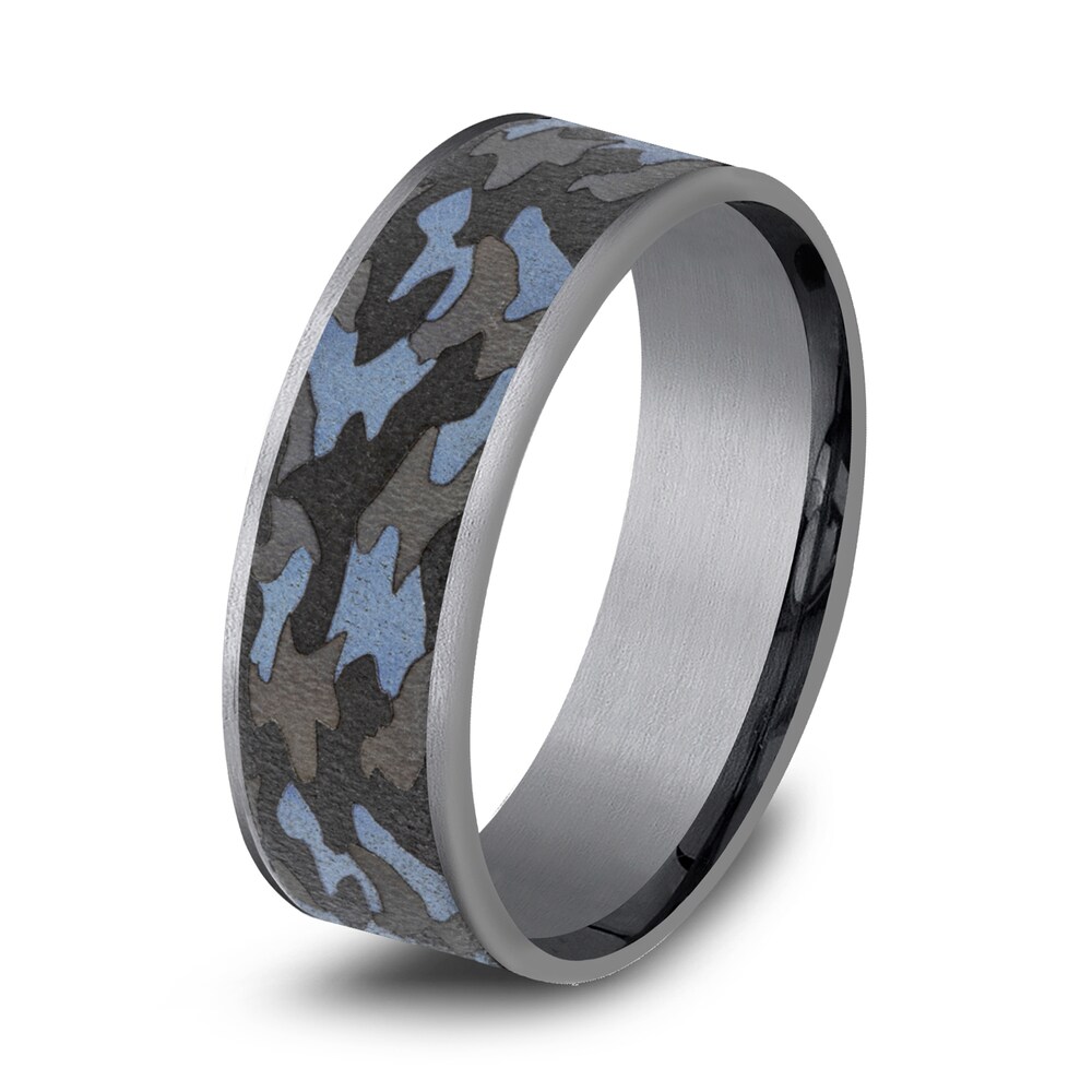 Men\'s Camo Wedding Band Tantalum 7.5mm xHzDi4gJ Men\'s Camo Wedding Band Tantalum 7.5mm xHzDi4gJ