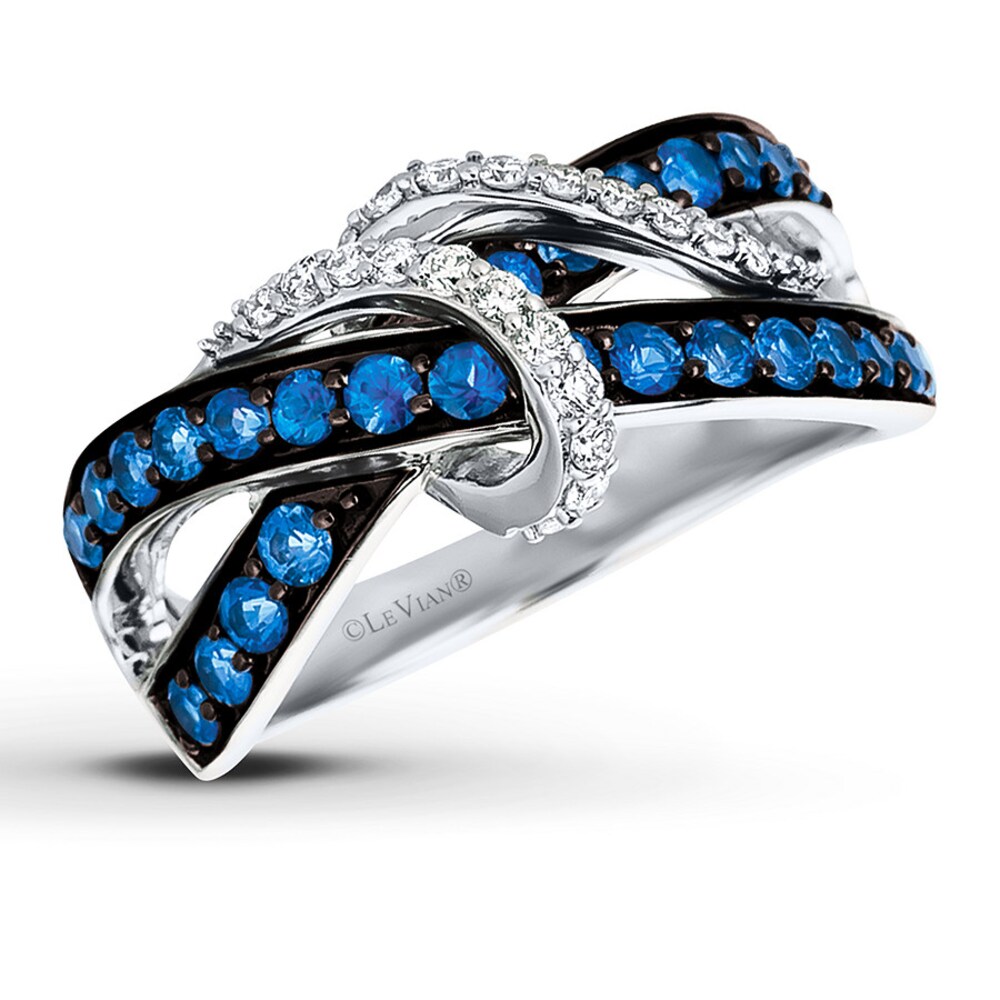 Le Vian Sapphire Ring 1/5 ct tw Diamonds 14K Vanilla Gold xIFXbIw9 Le Vian Sapphire Ring 1/5 ct tw Diamonds 14K Vanilla Gold xIFXbIw9