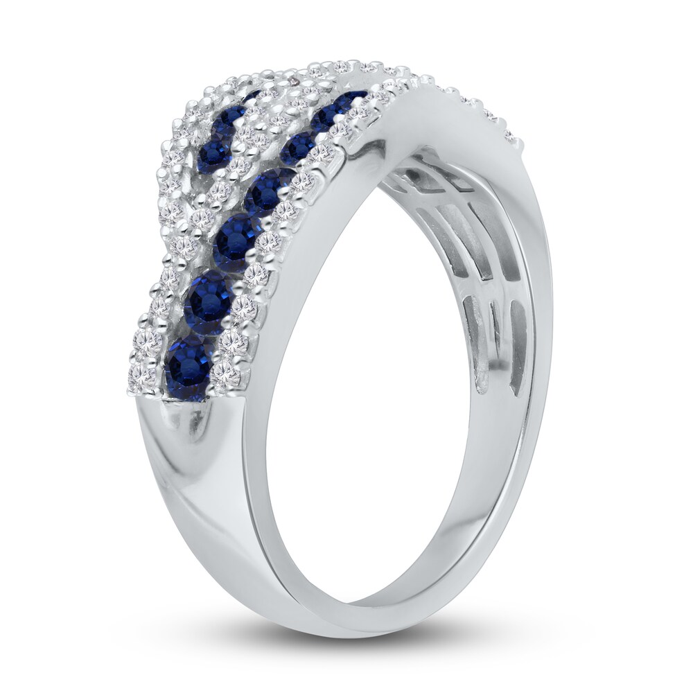 Kallati Natural Blue Sapphire Ring 1/3 ct tw Diamonds 14K White Gold xIcHdXPp Kallati Natural Blue Sapphire Ring 1/3 ct tw Diamonds 14K White Gold xIcHdXPp